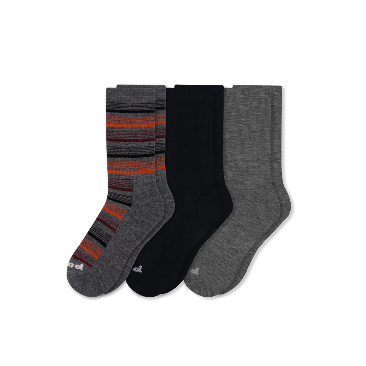 3 Pack - Men's Light-Weight Crew Pacas Socks 35 3 Pack - Men's Light-Weight Crew Pacas Socks