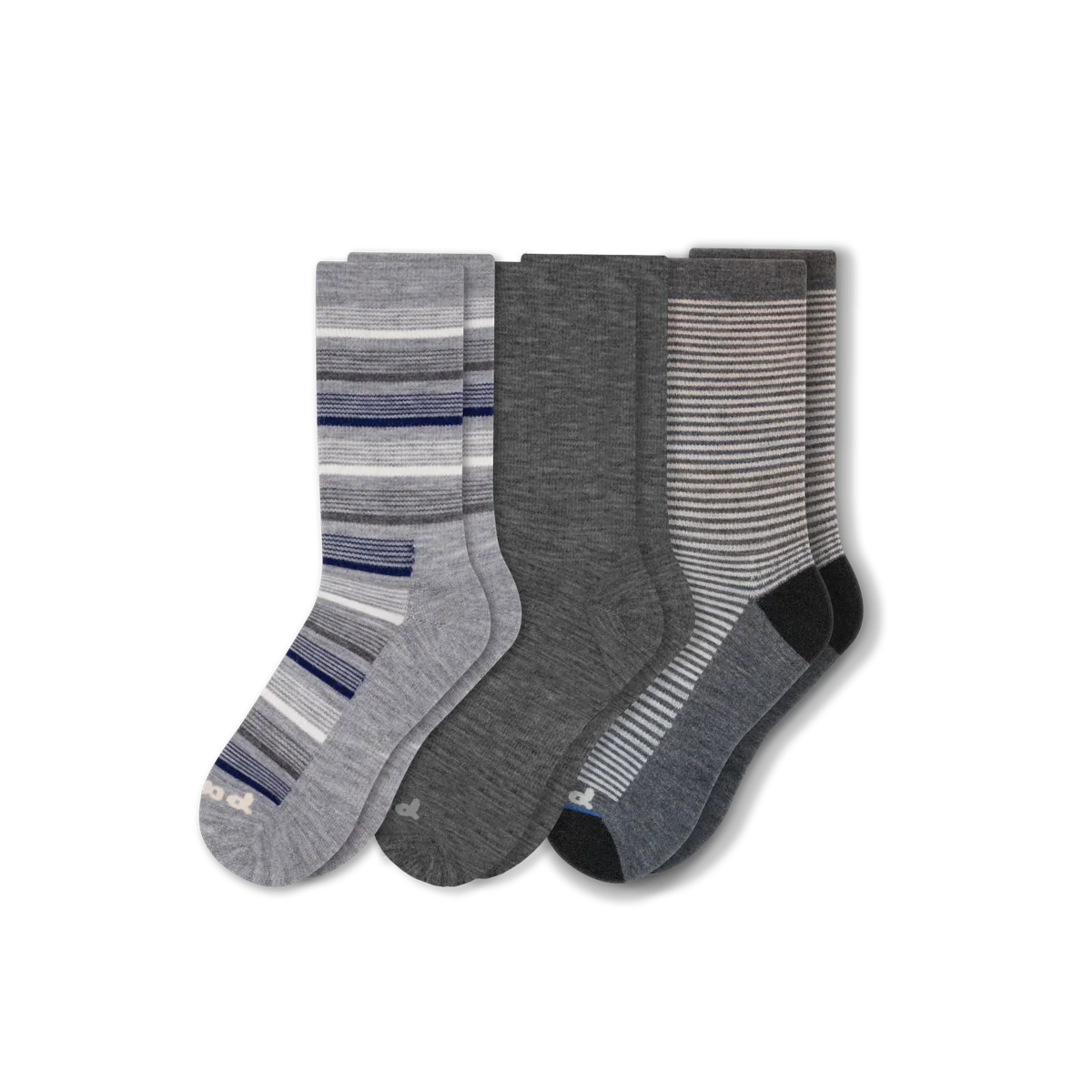 3 Pack - Men's Light-Weight Crew Pacas Socks 36 3 Pack - Men's Light-Weight Crew Pacas Socks