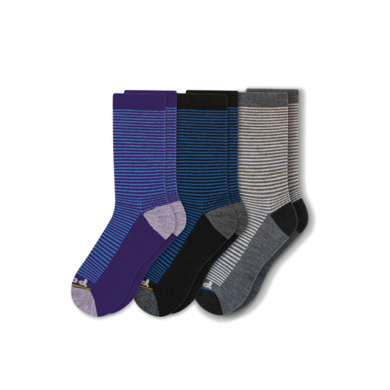 3 Pack - Men's Light-Weight Crew Pacas Socks 43 3 Pack - Men's Light-Weight Crew Pacas Socks