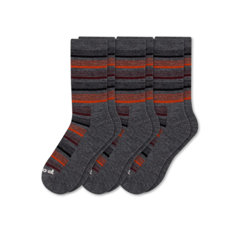 3 Pack - Men's Light-Weight Crew Pacas Socks 46 3 Pack - Men's Light-Weight Crew Pacas Socks