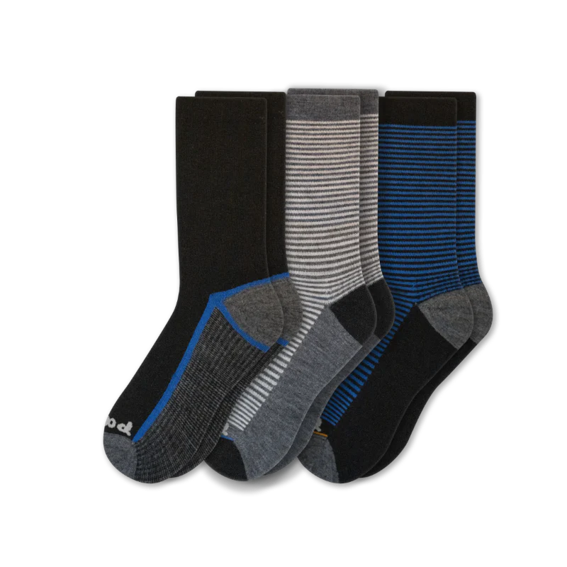 3 Pack - Men's Light-Weight Crew Pacas Socks 47 3 Pack - Men's Light-Weight Crew Pacas Socks