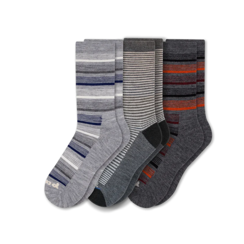 3 Pack - Men's Light-Weight Crew Pacas Socks 50 3 Pack - Men's Light-Weight Crew Pacas Socks