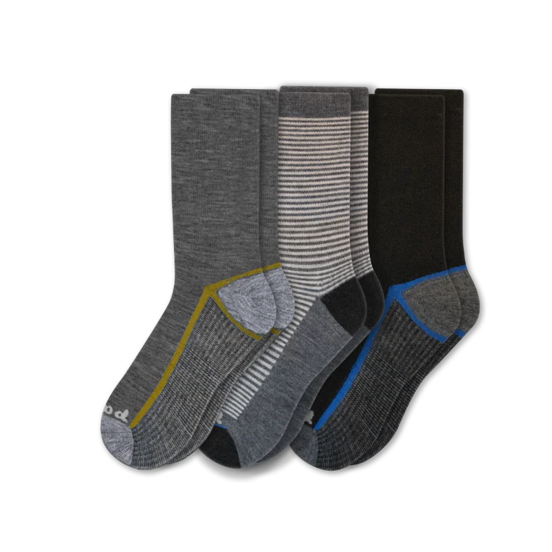 3 Pack - Men's Light-Weight Crew Pacas Socks 52 3 Pack - Men's Light-Weight Crew Pacas Socks