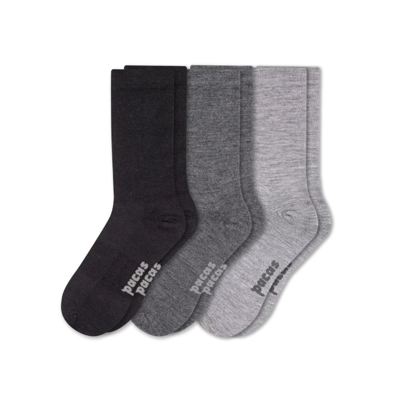 3 Pack - Men's Light-Weight Crew Pacas Socks 64 3 Pack - Men's Light-Weight Crew Pacas Socks