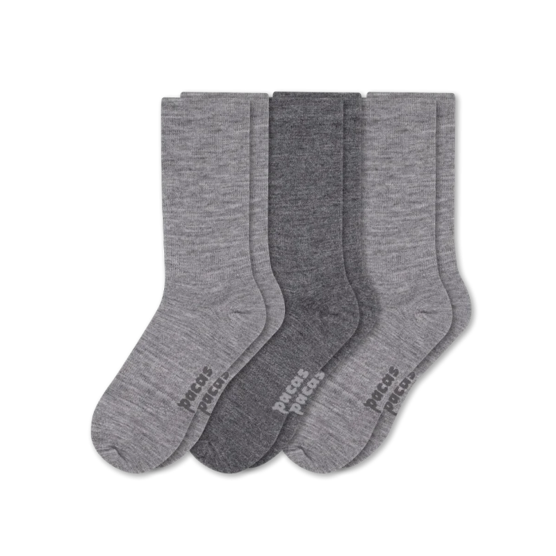 3 Pack - Men's Light-Weight Crew Pacas Socks 92 3 Pack - Men's Light-Weight Crew Pacas Socks