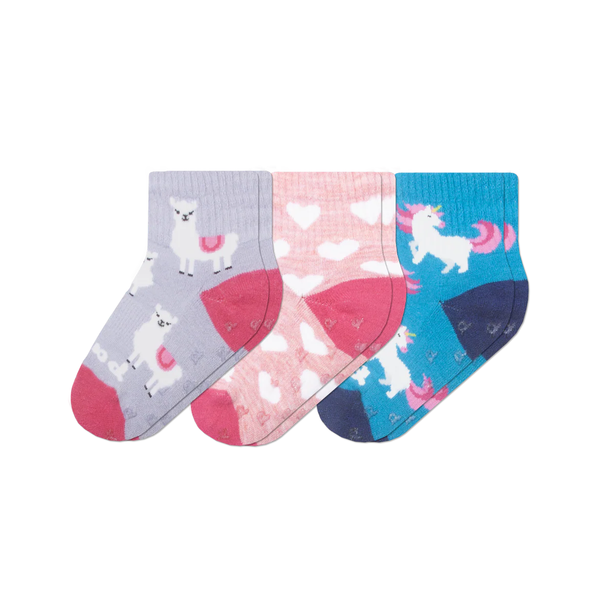 3 Pack - Toddler Pacas Gripper Socks 11 3 Pack - Toddler Pacas Gripper Socks