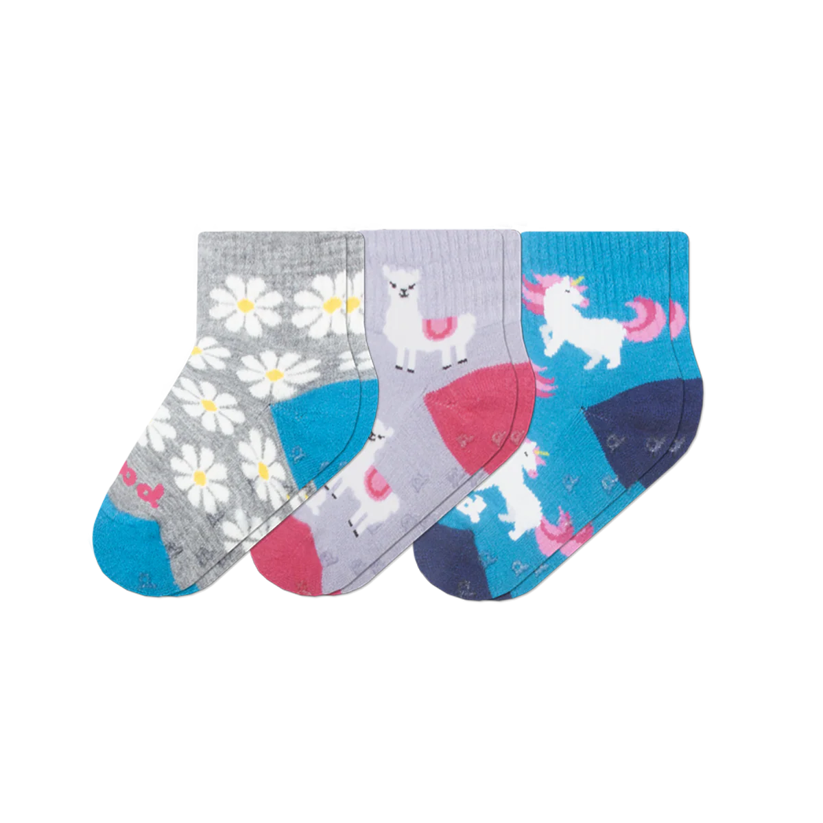 3 Pack - Toddler Pacas Gripper Socks 13 3 Pack - Toddler Pacas Gripper Socks