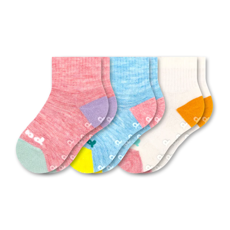 3 Pack - Toddler Pacas Gripper Socks 16 3 Pack - Toddler Pacas Gripper Socks