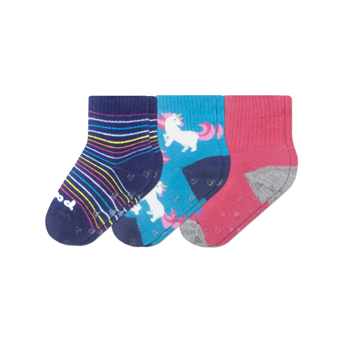 3 Pack - Toddler Pacas Gripper Socks
