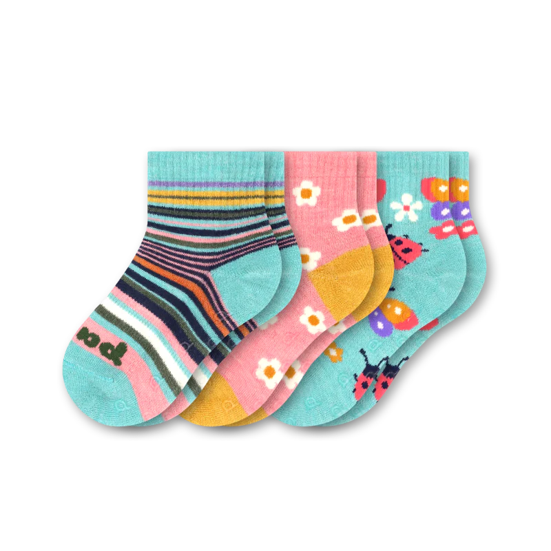 3 Pack - Toddler Pacas Gripper Socks 27 3 Pack - Toddler Pacas Gripper Socks