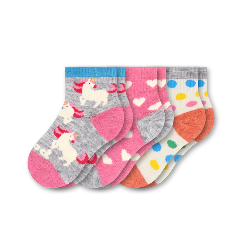 3 Pack - Toddler Pacas Gripper Socks 28 3 Pack - Toddler Pacas Gripper Socks
