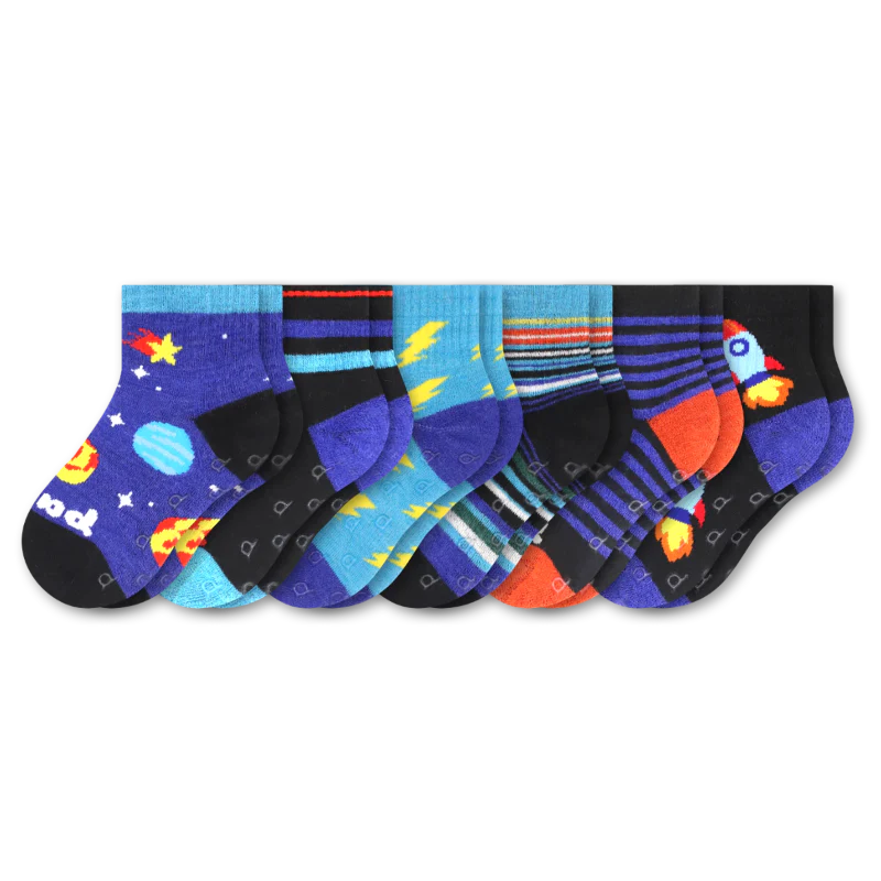 3 Pack - Toddler Pacas Gripper Socks 31 3 Pack - Toddler Pacas Gripper Socks