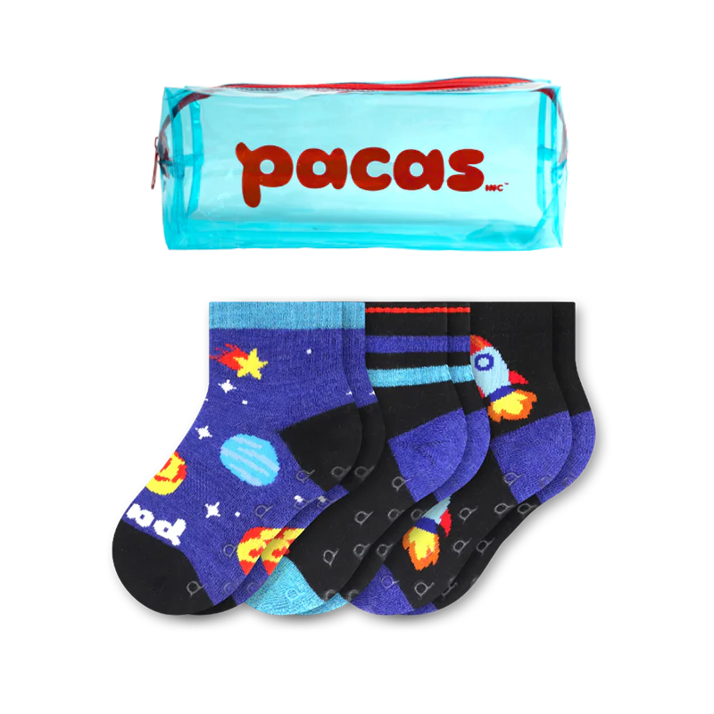 3 Pack - Toddler Pacas Gripper Socks 36 3 Pack - Toddler Pacas Gripper Socks
