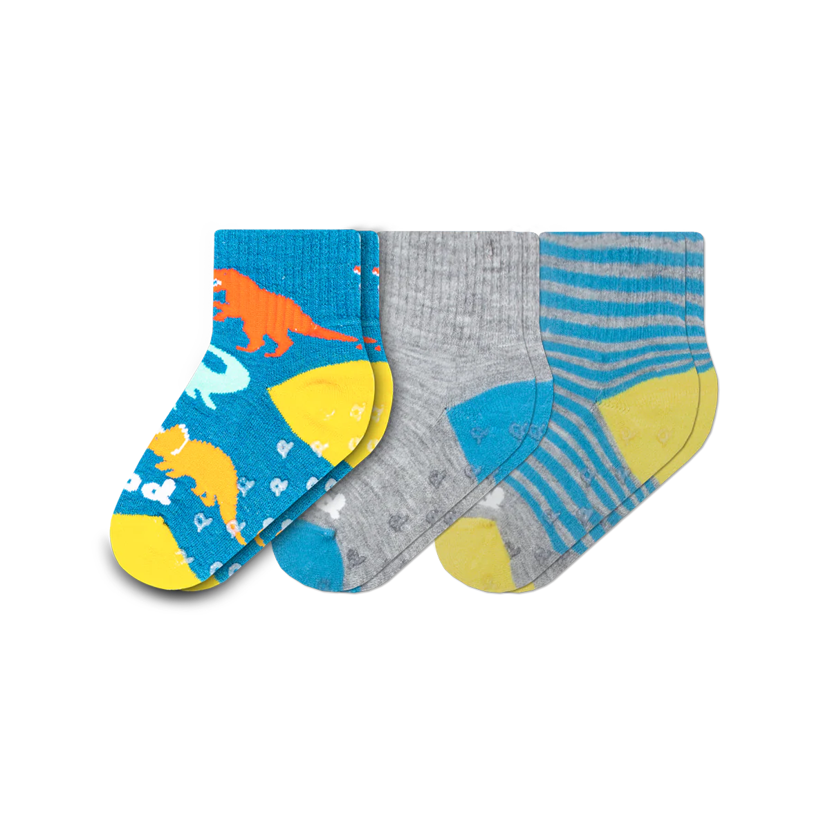 3 Pack - Toddler Pacas Gripper Socks 6 3 Pack - Toddler Pacas Gripper Socks
