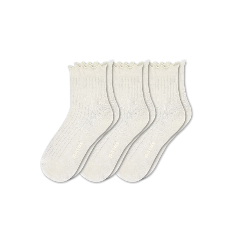 3 Pack - Women's Ruffle Socks 4 3 Pack - Women's Ruffle Socks