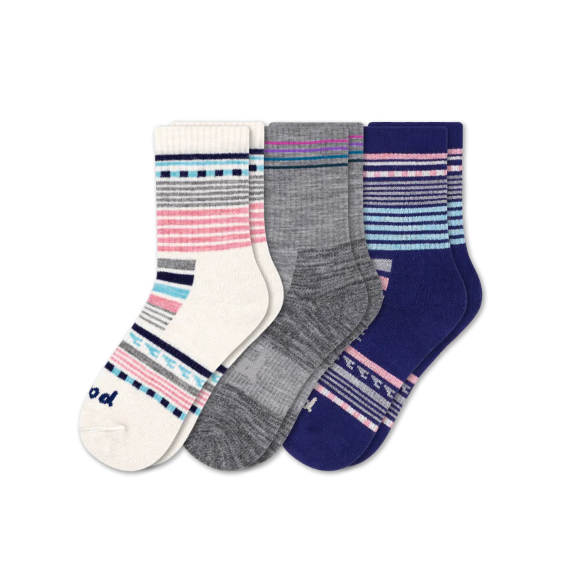 3 Pack - Women's Hiking Crew Pacas Socks 3 3 Pack - Women's Hiking Crew Pacas Socks
