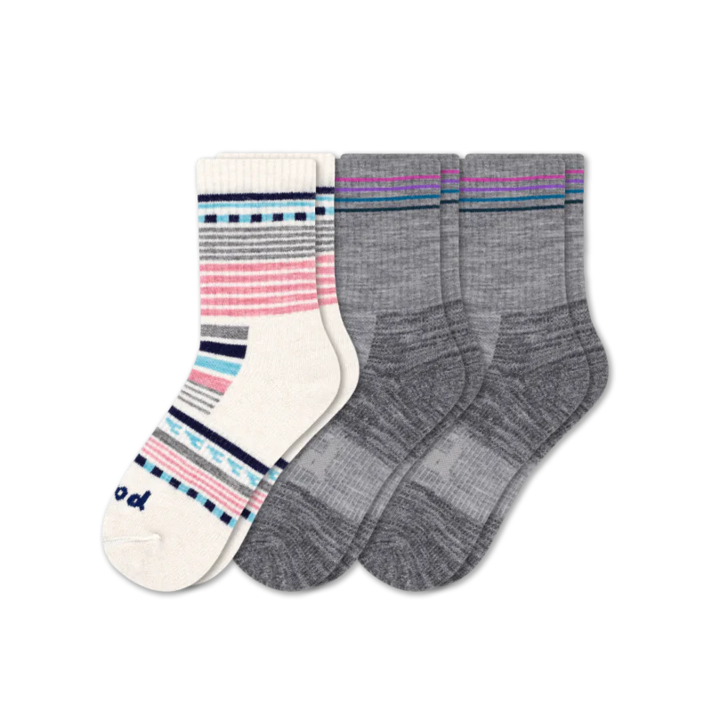 3 Pack - Women's Hiking Crew Pacas Socks 5 3 Pack - Women's Hiking Crew Pacas Socks