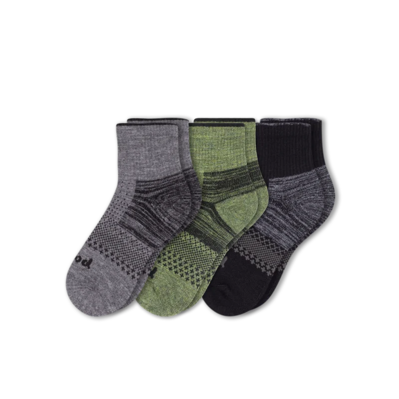 3 Pack - Men's Hiking Quarter Pacas Socks