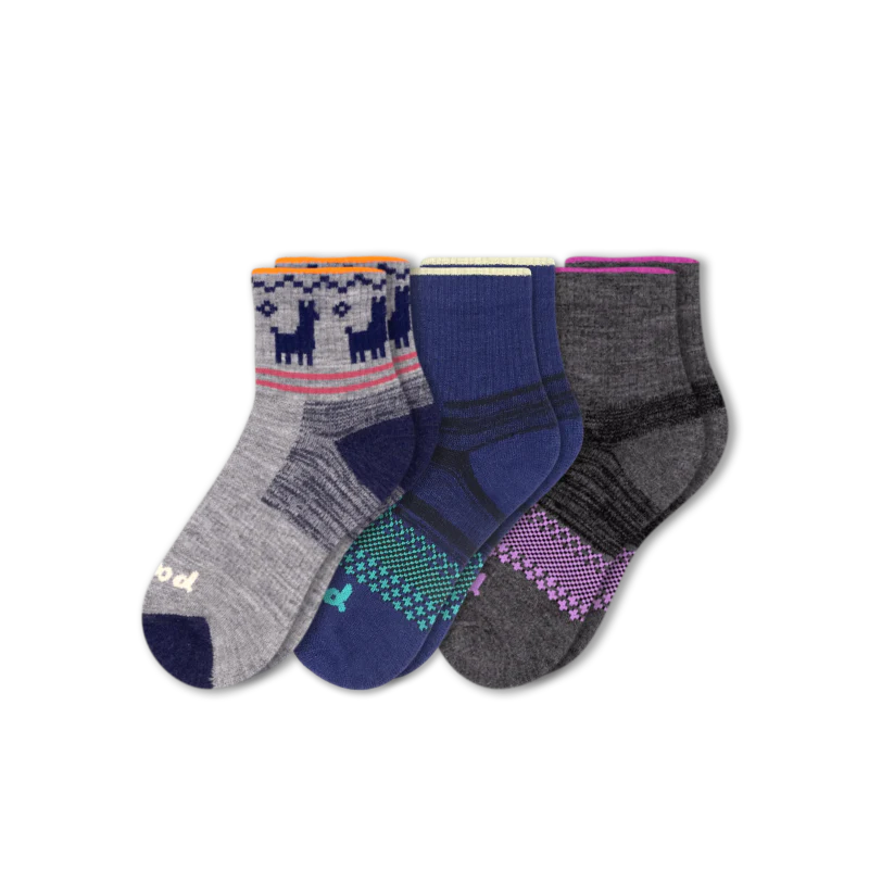 3 Pack - Women's Hiking Quarter Pacas Socks 4 3 Pack - Women's Hiking Quarter Pacas Socks