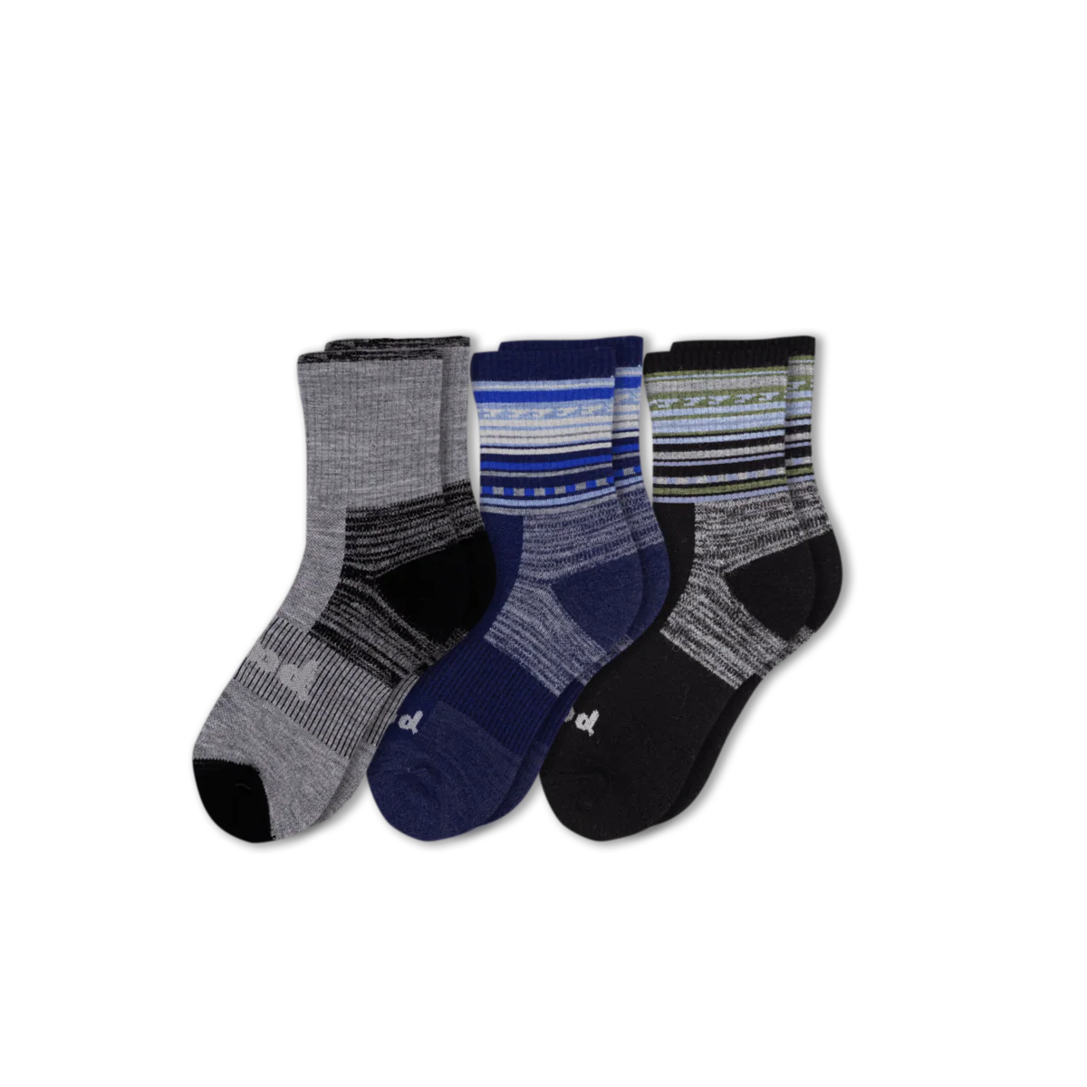 3 Pack - Men's Hiking Crew Pacas Socks 4 3 Pack - Men's Hiking Crew Pacas Socks
