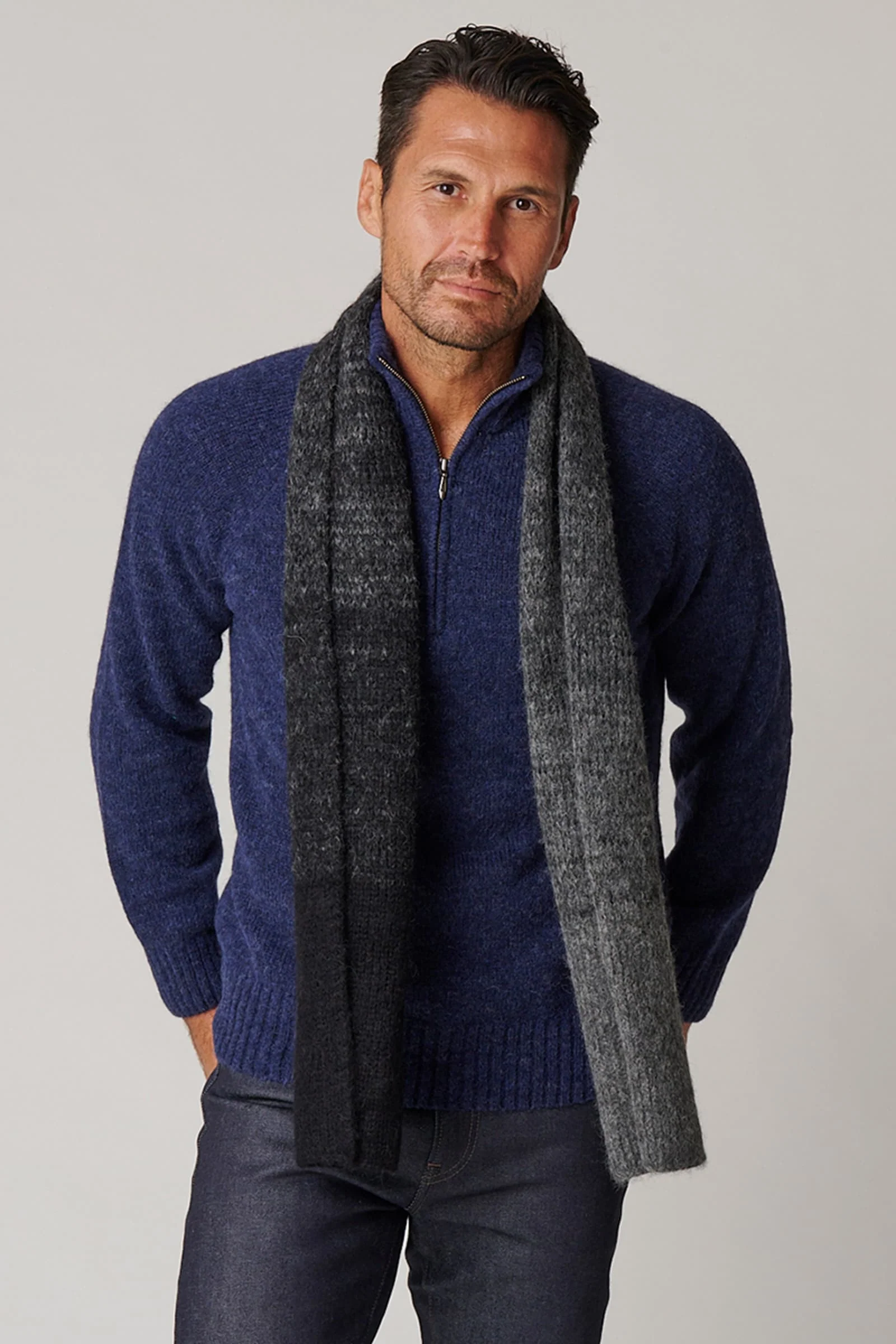 Men's Ombre Stripe Scarf