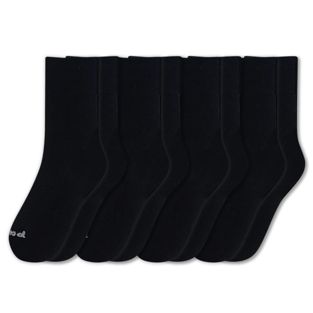 4 Pack - Men's Light-Weight Crew Pacas Socks 11 4 Pack - Men's Light-Weight Crew Pacas Socks