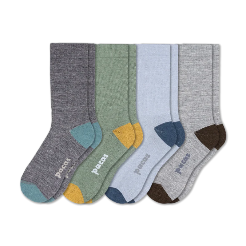 4 Pack - Men's Light-Weight Crew Pacas Socks 119 4 Pack - Men's Light-Weight Crew Pacas Socks