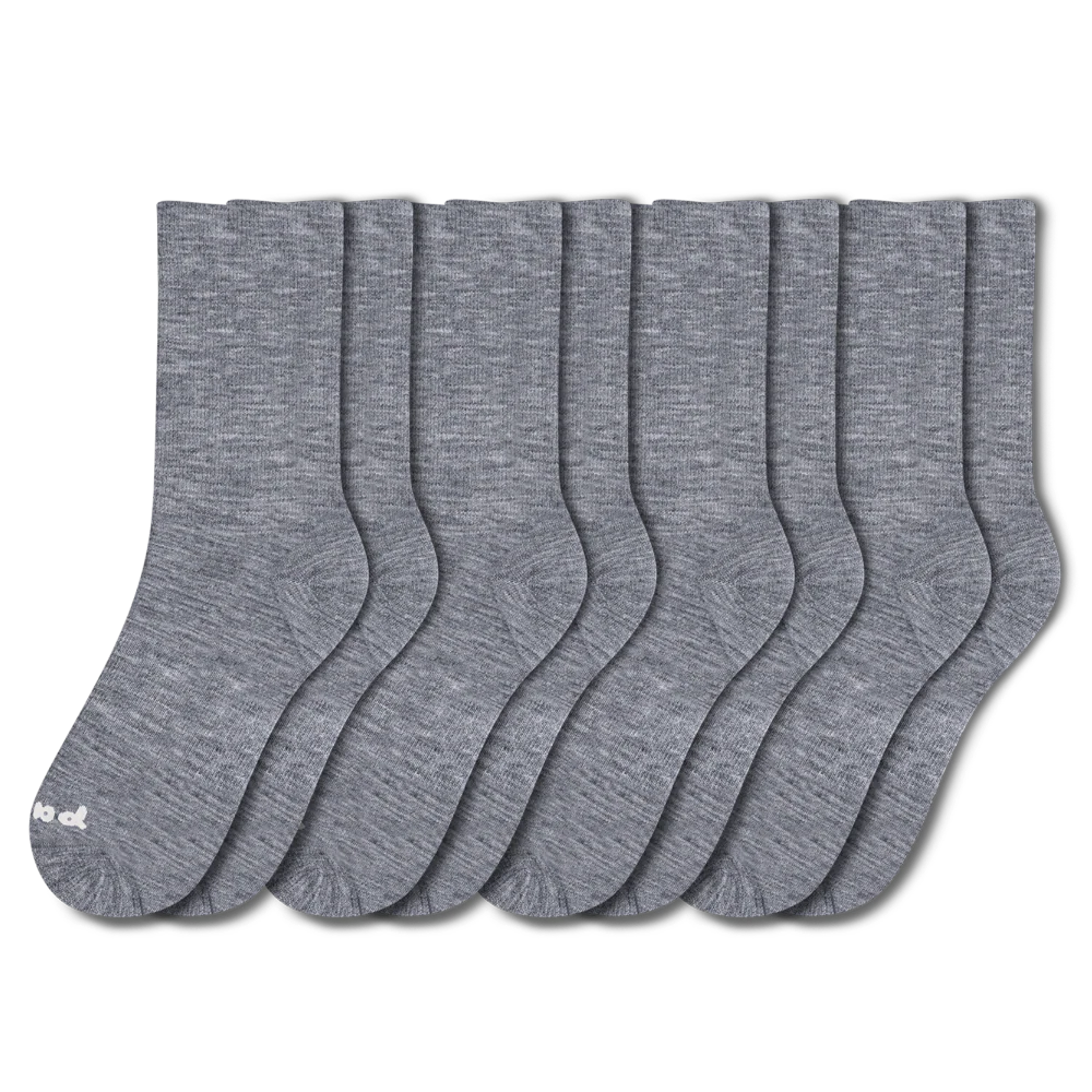 4 Pack - Men's Light-Weight Crew Pacas Socks 12 4 Pack - Men's Light-Weight Crew Pacas Socks