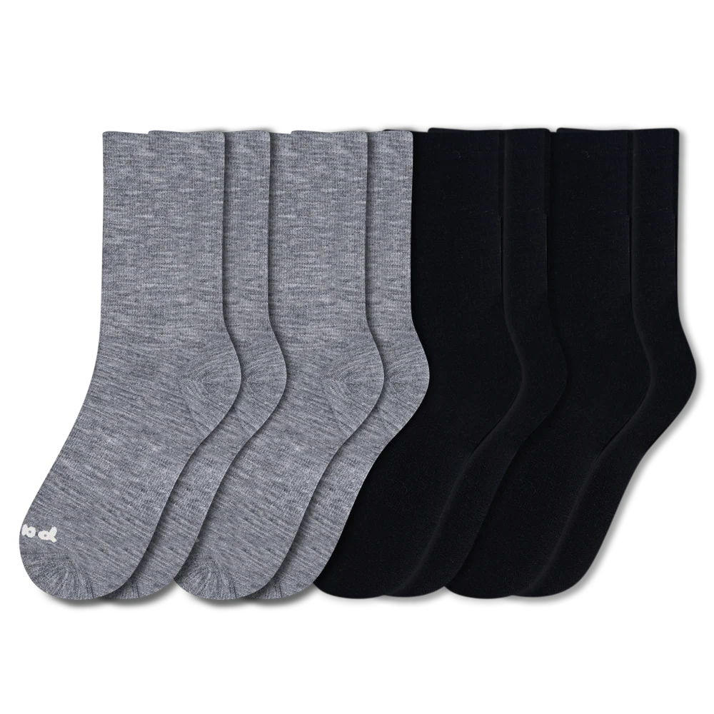 4 Pack - Men's Light-Weight Crew Pacas Socks 13 4 Pack - Men's Light-Weight Crew Pacas Socks