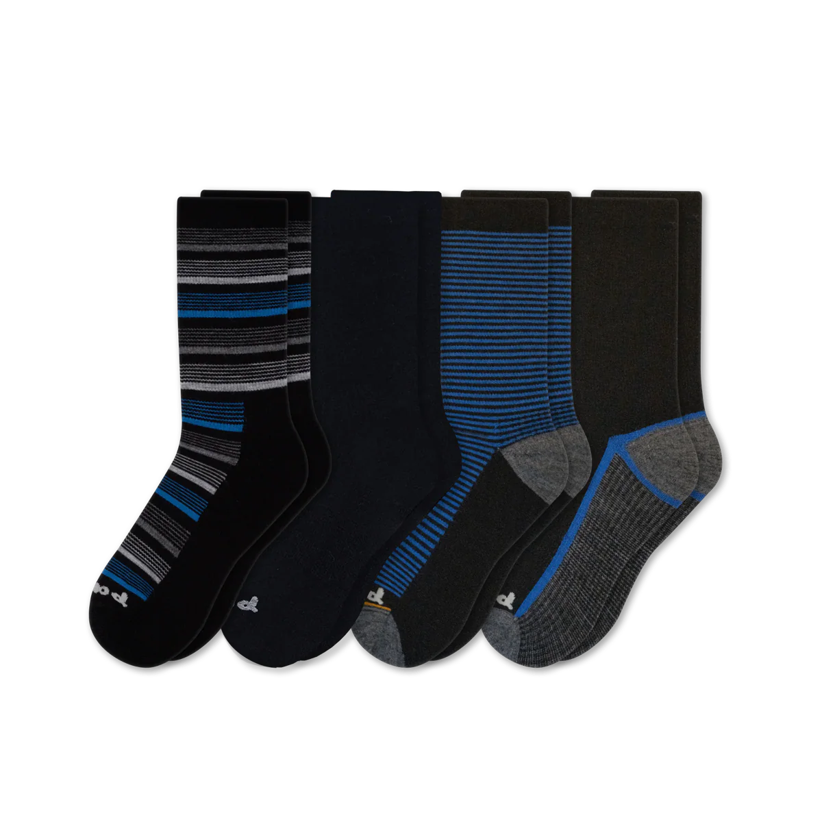 4 Pack - Men's Light-Weight Crew Pacas Socks 41 4 Pack - Men's Light-Weight Crew Pacas Socks