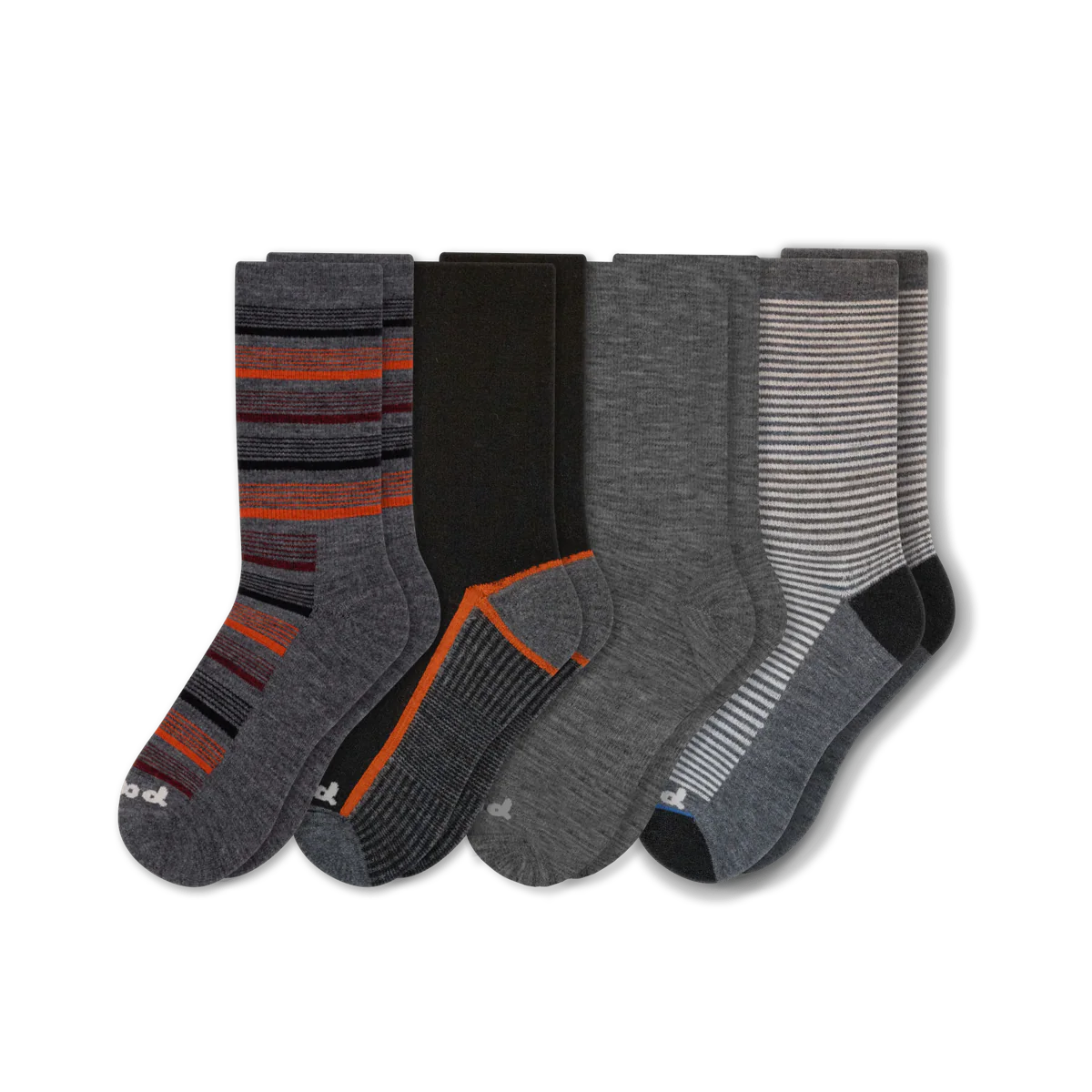 4 Pack - Men's Light-Weight Crew Pacas Socks 42 4 Pack - Men's Light-Weight Crew Pacas Socks
