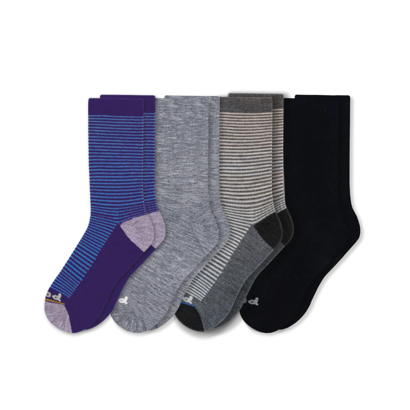 4 Pack - Men's Light-Weight Crew Pacas Socks 47 4 Pack - Men's Light-Weight Crew Pacas Socks