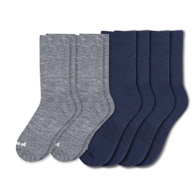 4 Pack - Men's Light-Weight Crew Pacas Socks 48 4 Pack - Men's Light-Weight Crew Pacas Socks