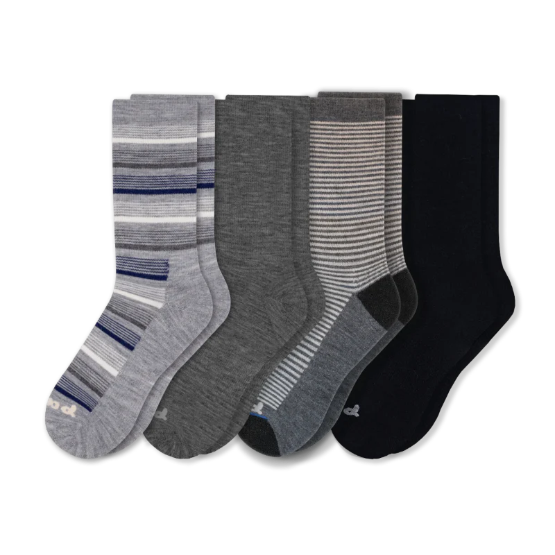 4 Pack - Men's Light-Weight Crew Pacas Socks 49 4 Pack - Men's Light-Weight Crew Pacas Socks