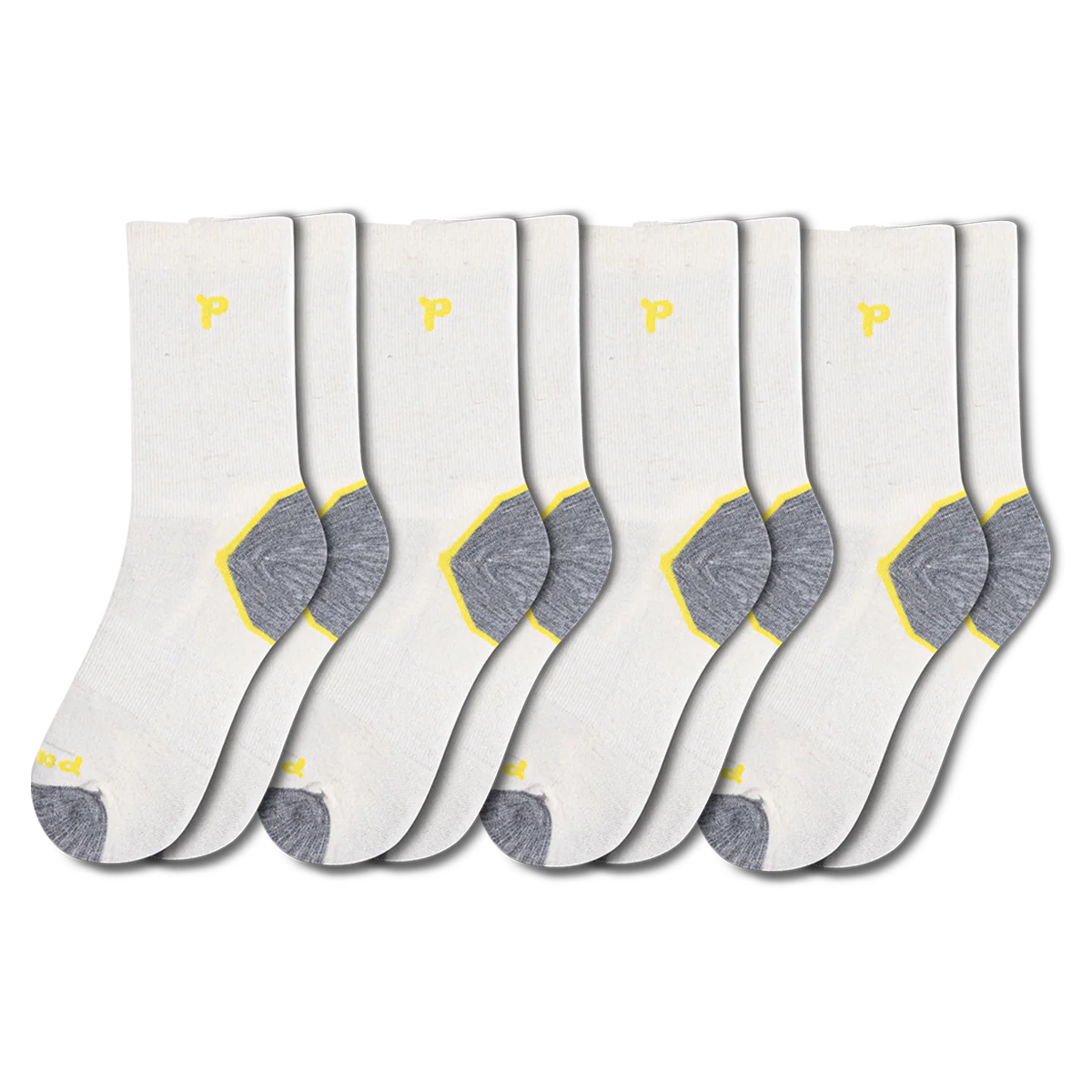 4 Pack - Men's Light-Weight Crew Pacas Socks 5 4 Pack - Men's Light-Weight Crew Pacas Socks