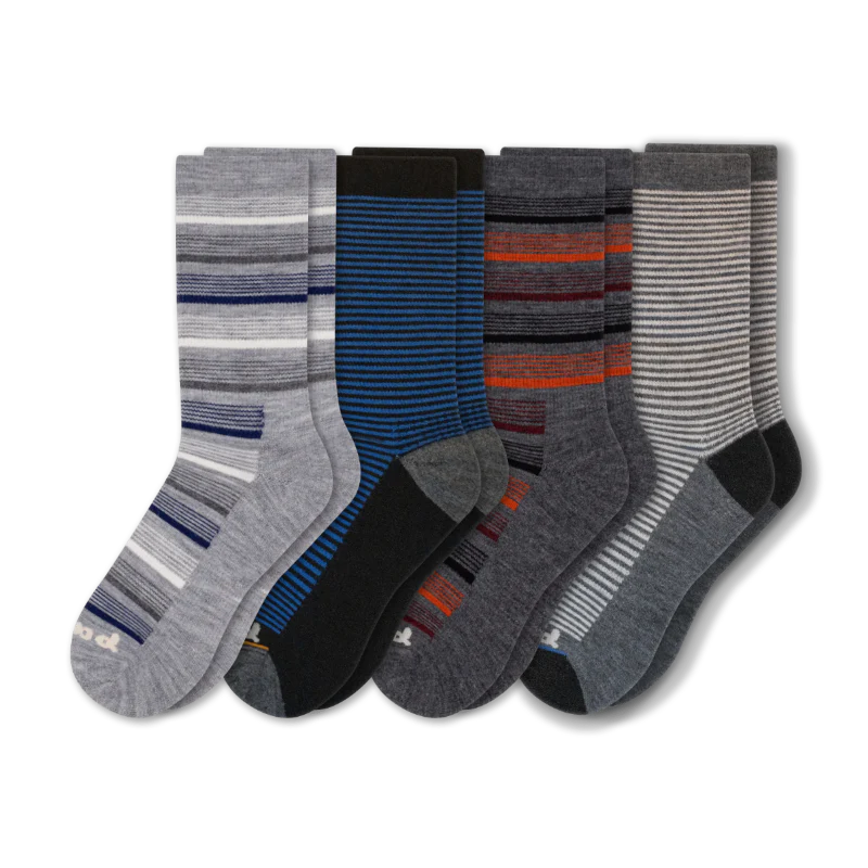 4 Pack - Men's Light-Weight Crew Pacas Socks 52 4 Pack - Men's Light-Weight Crew Pacas Socks