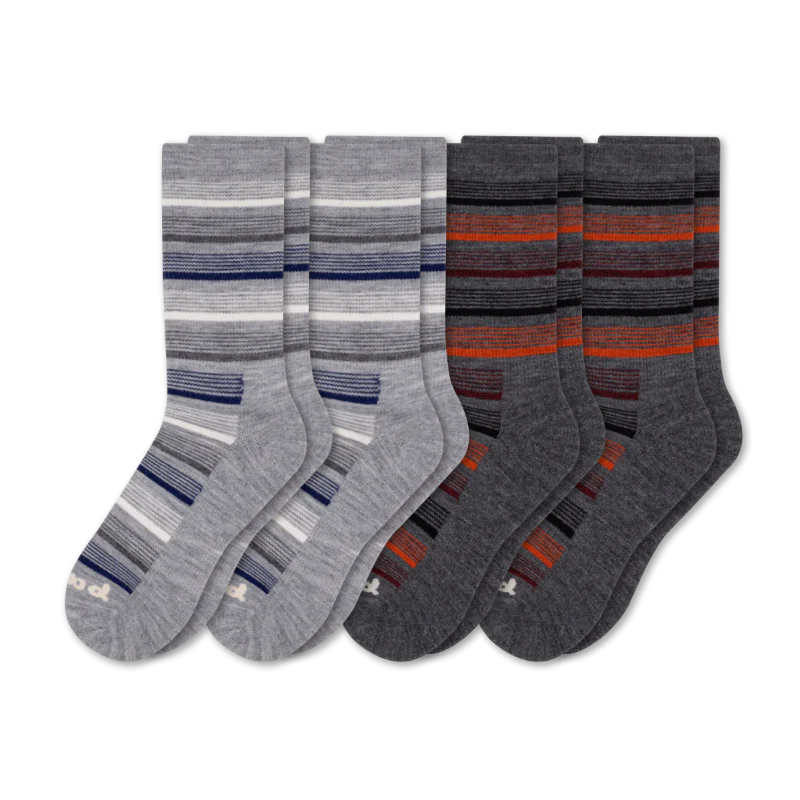 4 Pack - Men's Light-Weight Crew Pacas Socks 54 4 Pack - Men's Light-Weight Crew Pacas Socks
