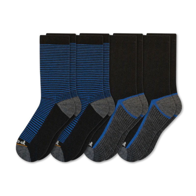 4 Pack - Men's Light-Weight Crew Pacas Socks 57 4 Pack - Men's Light-Weight Crew Pacas Socks