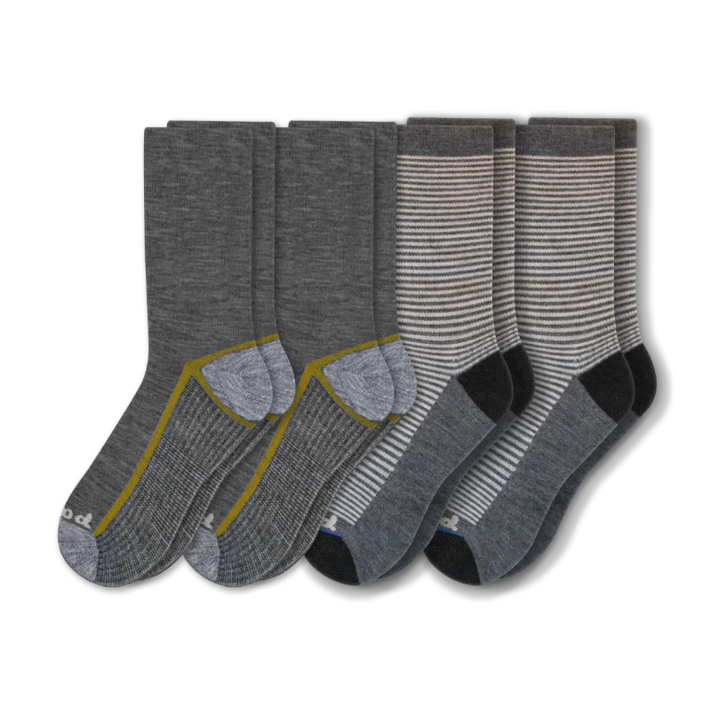 4 Pack - Men's Light-Weight Crew Pacas Socks 58 4 Pack - Men's Light-Weight Crew Pacas Socks