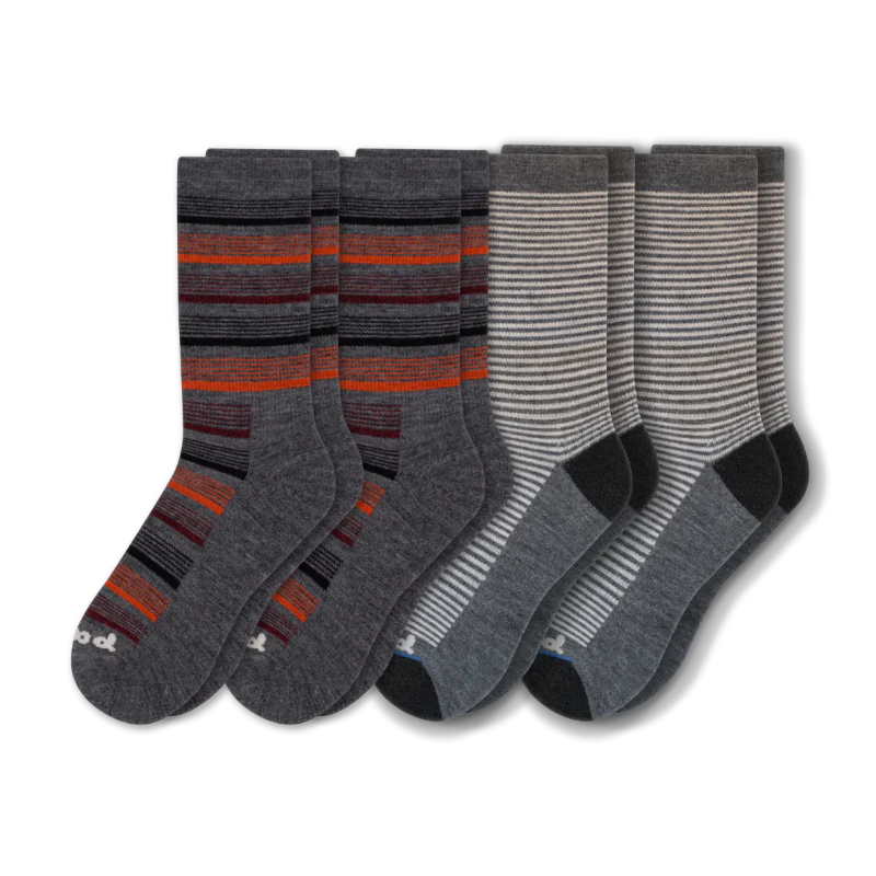 4 Pack - Men's Light-Weight Crew Pacas Socks 59 4 Pack - Men's Light-Weight Crew Pacas Socks