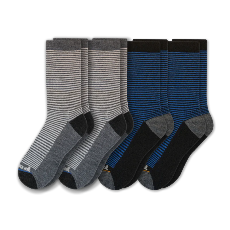 4 Pack - Men's Light-Weight Crew Pacas Socks 60 4 Pack - Men's Light-Weight Crew Pacas Socks
