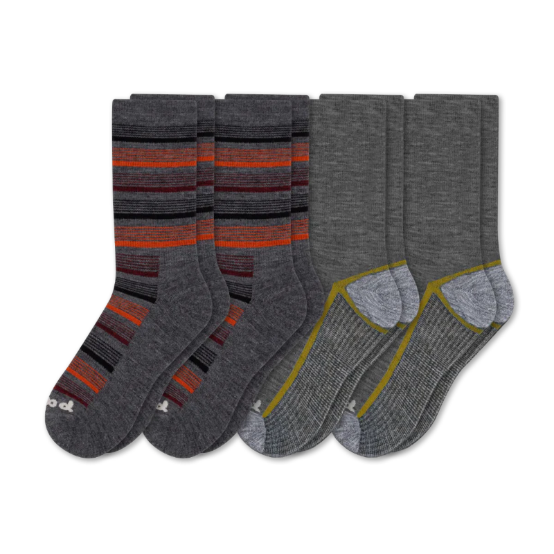 4 Pack - Men's Light-Weight Crew Pacas Socks 61 4 Pack - Men's Light-Weight Crew Pacas Socks