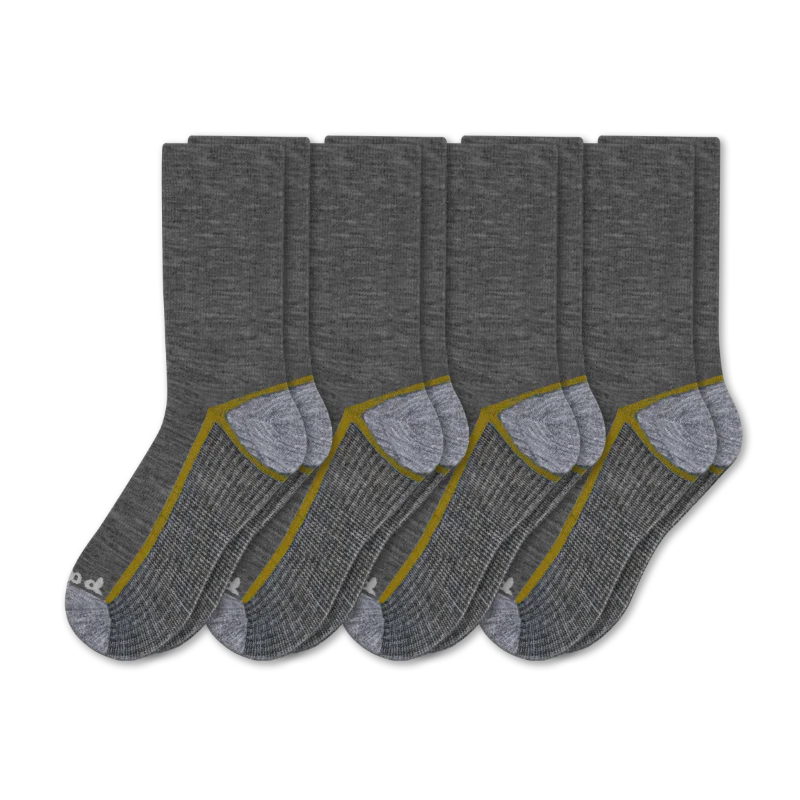 4 Pack - Men's Light-Weight Crew Pacas Socks 62 4 Pack - Men's Light-Weight Crew Pacas Socks