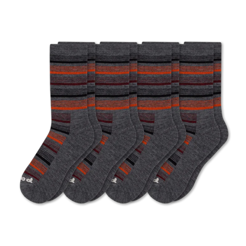 4 Pack - Men's Light-Weight Crew Pacas Socks 63 4 Pack - Men's Light-Weight Crew Pacas Socks