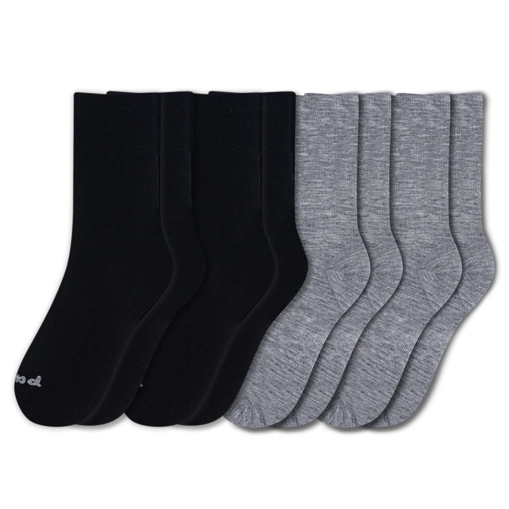 4 Pack - Men's Light-Weight Crew Pacas Socks 7 4 Pack - Men's Light-Weight Crew Pacas Socks