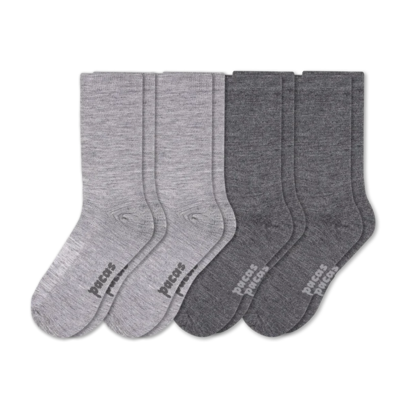 4 Pack - Men's Light-Weight Crew Pacas Socks 72 4 Pack - Men's Light-Weight Crew Pacas Socks