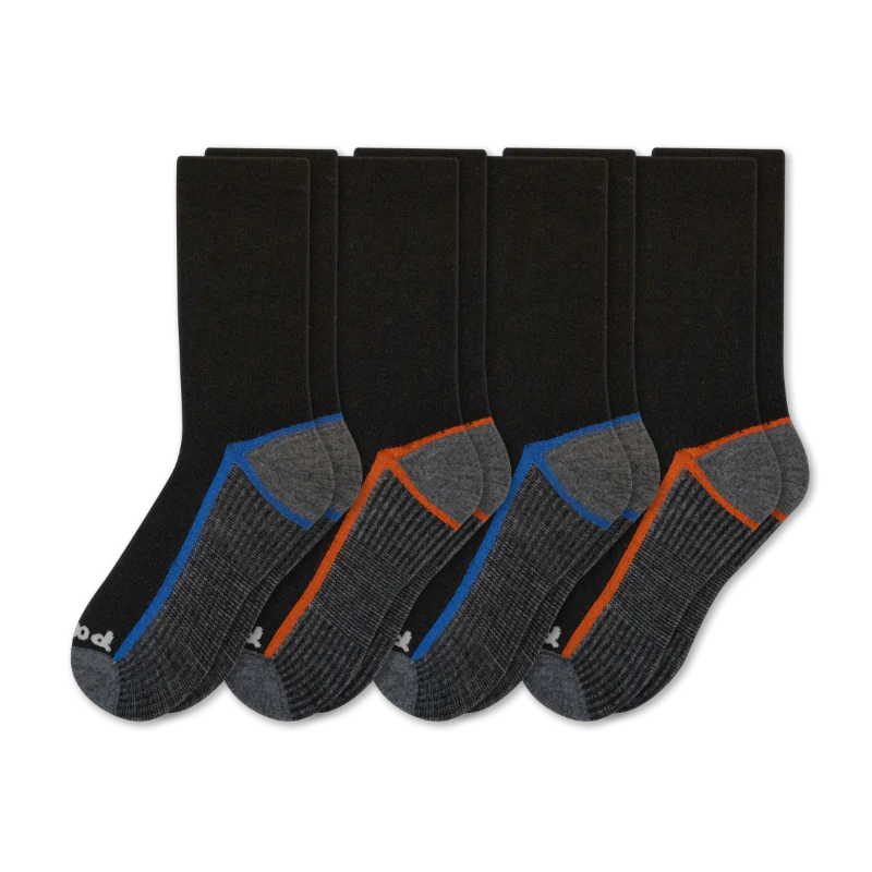 4 Pack - Men's Light-Weight Crew Pacas Socks 84 4 Pack - Men's Light-Weight Crew Pacas Socks