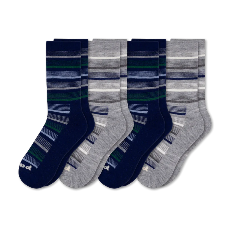 4 Pack - Men's Light-Weight Crew Pacas Socks 85 4 Pack - Men's Light-Weight Crew Pacas Socks