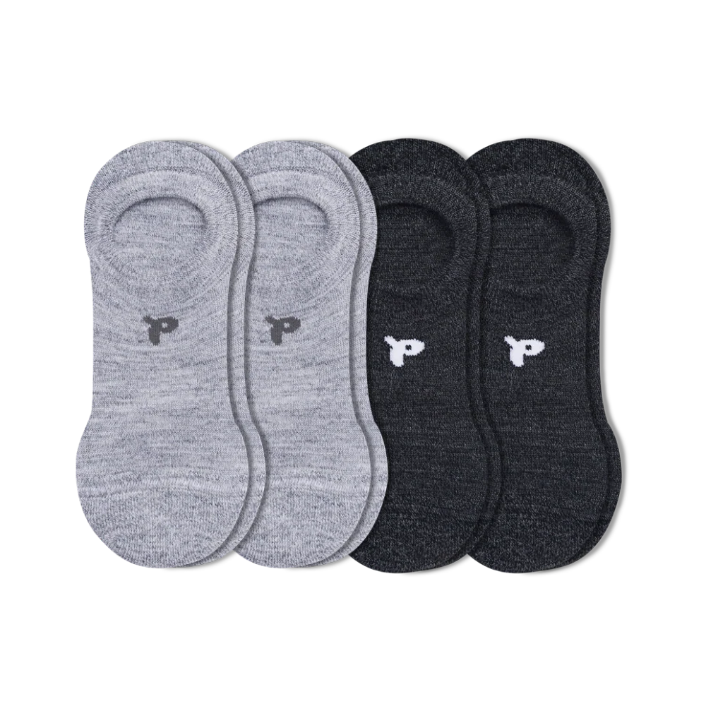 4 Pack - Women's No Show Socks