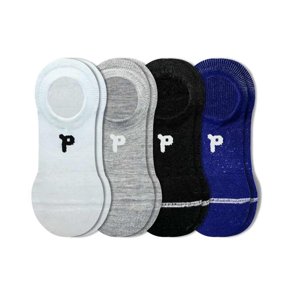 4 Pack - Women's No Show Socks